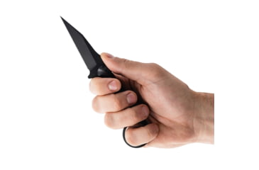 Image of Toor Knives Jank Shank W Fixed Blade Knife, 3in, CPM M4 Steel, G10 Handle, SoCom Black, Black Hydro Static, Jank Shank W - SoCom Black