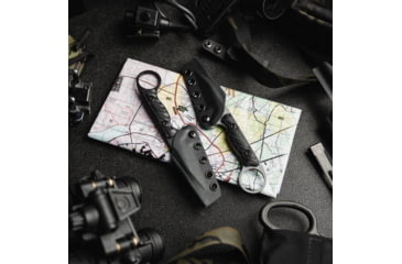 Image of Toor Knives Jank Shank W Fixed Blade Knife, 3in, CPM M4 Steel, G10 Handle, SoCom Black, Black Hydro Static, Jank Shank W - SoCom Black