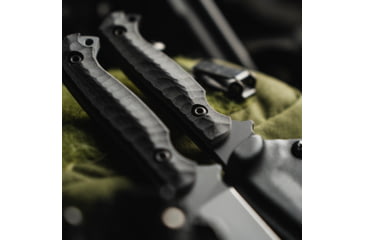 Image of Toor Knives Krypteia S Fixed Blade Knife, 4in, CPM M4 Steel, G10 Handle, Phantom Grey, Black Hydro Static, Krypteia S - Phantom Grey