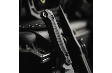 Image of Toor Knives Krypteia S Fixed Blade Knife, 4in, CPM M4 Steel, G10 Handle, Phantom Grey, Black Hydro Static, Krypteia S - Phantom Grey