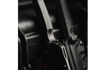 Image of Toor Knives Krypteia S Fixed Blade Knife, 4in, CPM M4 Steel, G10 Handle, SoCom Black, Black Hydro Static, Krypteia S - SoCom Black
