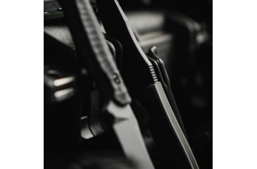 Image of Toor Knives Krypteia S Fixed Blade Knife, 4in, CPM M4 Steel, G10 Handle, SoCom Black, Black Hydro Static, Krypteia S - SoCom Black