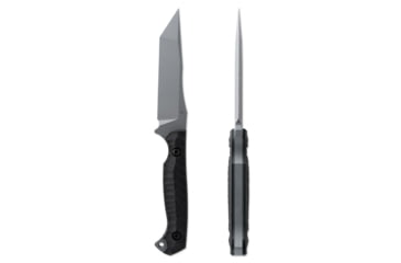 Image of Toor Knives Krypteia T Fixed Blade Knife, 4in, CPM M4 Steel, G10 Handle, Phantom Grey, Black Hydro Static, Krypteia T - Phantom Grey
