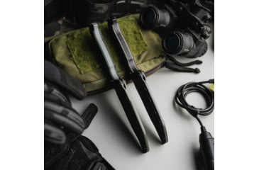 Image of Toor Knives Krypteia T Fixed Blade Knife, 4in, CPM M4 Steel, G10 Handle, SoCom Black, Black Hydro Static, Krypteia T - SoCom Black