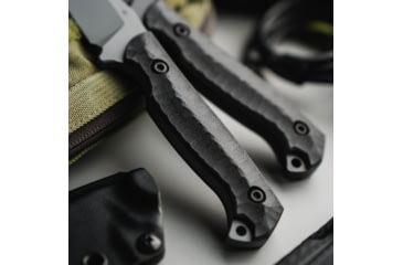 Image of Toor Knives Krypteia T Fixed Blade Knife, 4in, CPM M4 Steel, G10 Handle, SoCom Black, Black Hydro Static, Krypteia T - SoCom Black