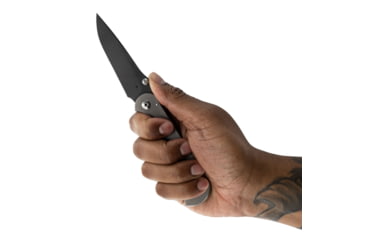 Image of Toor Knives Merchant 2.0 FL35S Folding Knife, 3.75in, Steel CPM S35VN, 6AL-4V Titanium Handle, Stone, Merchant 2.0 S-Stone