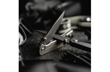 Image of Toor Knives Merchant 2.0 FL35S Folding Knife, 3.75in, Steel CPM S35VN, 6AL-4V Titanium Handle, Stone, Merchant 2.0 S-Stone