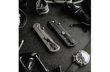 Image of Toor Knives Merchant 2.0 FL35S Folding Knife, 3.75in, Steel CPM S35VN, 6AL-4V Titanium Handle, Stone, Merchant 2.0 S-Stone