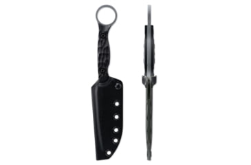 Image of Toor Knives Serpent S Fixed Blade Knife, 3.75in, CPM M4 Steel, G10 Handle, Phantom Grey, Black Hydro Static, Serpent S - Phantom Grey