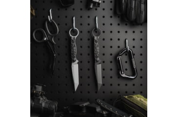 Image of Toor Knives Serpent T Fixed Blade Knife, 3.75in, CPM3V Steel, G10 Handle, Phantom Grey, Black Hydro Static, Serpent T - Phantom Grey