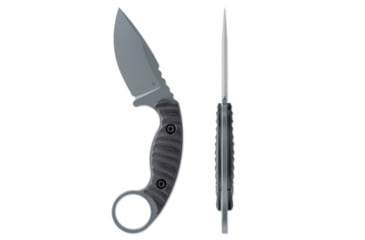 Image of Toor Knives SOF Karsumba S Fixed Blade Knife, 2.5in, CPM M4 Blade, Drop Point Blade, G10, Black, Phantom Grey, Black, Karsumba S- Phantom Grey