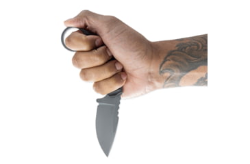 Image of Toor Knives SOF Karsumba S Fixed Blade Knife, 2.5in, CPM M4 Blade, Drop Point Blade, G10, Black, Phantom Grey, Black, Karsumba S- Phantom Grey