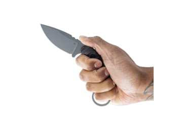 Image of Toor Knives SOF Karsumba S Fixed Blade Knife, 2.5in, CPM M4 Blade, Drop Point Blade, G10, Black, Phantom Grey, Black, Karsumba S- Phantom Grey