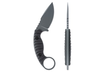 Image of Toor Knives SOF Karsumba S Fixed Blade Knife, 2.5in, CPM M4 Blade, Drop Point Blade, G10, Black, Phantom Grey, Black, Karsumba S- Phantom Grey