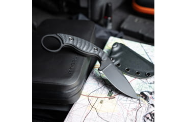 Image of Toor Knives SOF Karsumba S Fixed Blade Knife, 2.5in, CPM M4 Blade, Drop Point Blade, G10, Black, Socom Black, Black, Karsumba S- Socom Black