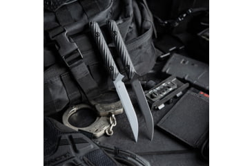 Image of Toor Knives SOF Vespen Fixed Blade Knife, 4.3in, CPM M4 Blade, Modified Tanto Blade, G10, Black, Phantom Grey, Black, Vespen- Phantom Grey