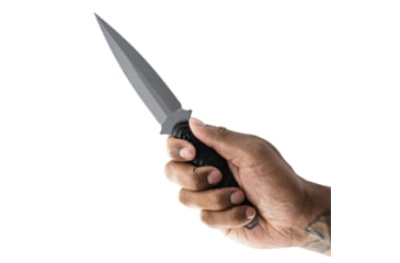 Image of Toor Knives Specter Fixed Blade Knife, 4.75in, CPM M4 Steel, G10 Handle, Phantom Grey, Black Hydro Static, Specter - Phantom Grey