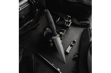 Image of Toor Knives Specter Fixed Blade Knife, 4.75in, CPM M4 Steel, G10 Handle, Phantom Grey, Black Hydro Static, Specter - Phantom Grey