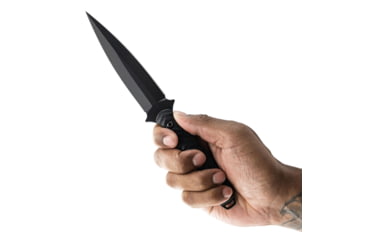 Image of Toor Knives Specter Fixed Blade Knife, 4.75in, CPM M4 Steel, G10 Handle, SoCom Black, Black Hydro Static, Specter - SoCom Black