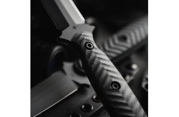 Image of Toor Knives Specter Fixed Blade Knife, 4.75in, CPM M4 Steel, G10 Handle, SoCom Black, Black Hydro Static, Specter - SoCom Black