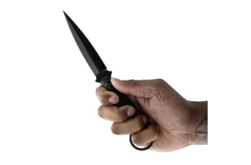 Image of Toor Knives Specter R Fixed Blade Knife, 4.25in, CPM M4 Steel, G10 Handle, SoCom Black, Black Hydro Static, Specter R - SoCom Black