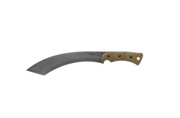 Image of TOPS Knives A-Klub Fixed Blade Knife, 12.38in, 1095 RC 56-58 Steel, Green Canvas Micarta Handle, AKLB-02