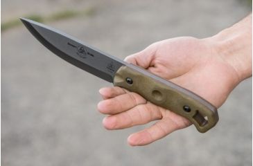 Image of Tops Knives Brakimo Fixed Blade Knife, Brown, 5.25in, BRAK-02