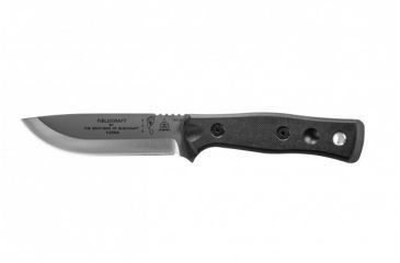 Image of Tops Knives Brothers Of Bushcraft 154cm Fixed Blade Knife, w/G10 Handle, Black, 4.75in, BROS-154-BLK10