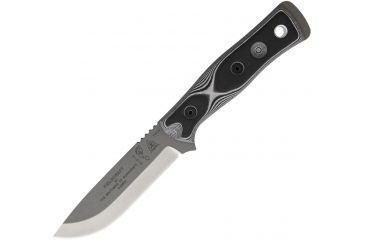 Image of Tops Knives Brothers Of Bushcraft 154cm Fixed Blade Knife, w/G10 Handle, White, 4.75in, BROS-154-WB