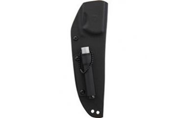 Image of Tops Knives Brothers Of Bushcraft 154cm Fixed Blade Knife, w/Linen Micarta Handle, Tumble Finish, Black, 4.75in, BROS-TBF-02