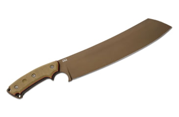 Image of Tops Knives El Chete Fixed Blade Knife, 12 in, Midnight Bronze Blade, 1095 RC 56-58 Steel, Black Canvas Micarta Handle, w/dangler, ELCH-04