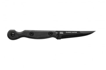 Image of TOPS Knives El Pionero Blackout Edition Fixed Blade Knife, 3.38in, 1095 Steel, Spear Point, Black G10 Handle, ELPO-03