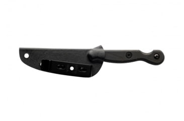 Image of TOPS Knives El Pionero Blackout Edition Fixed Blade Knife, 3.38in, 1095 Steel, Spear Point, Black G10 Handle, ELPO-03