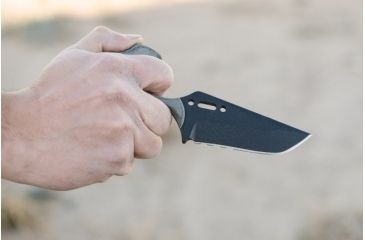 Image of Tops Knives Grim Ripper Fixed Blade Knife, Gray, 3.75in, GRPR-01