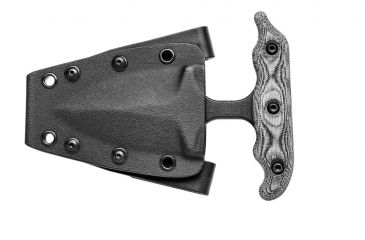 Image of Tops Knives I Stick Fixed Blade Knife,3.50in Black 1075 RC 56-58 Steel,Black Canvas Micarta Handle, Black ISTK-01