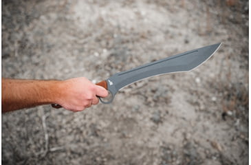 Image of TOPS Knives Lilith 14 in Fixed Blade Knife, Steel, Tan Canvas Micarta, Black Kydex, LTH-01