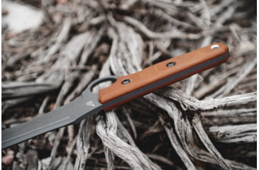 Image of TOPS Knives Lilith 14 in Fixed Blade Knife, Steel, Tan Canvas Micarta, Black Kydex, LTH-01