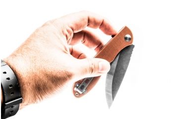 Image of Tops Knives Mini Scandi Folder Knife 4.0, Tan MSF-4.0
