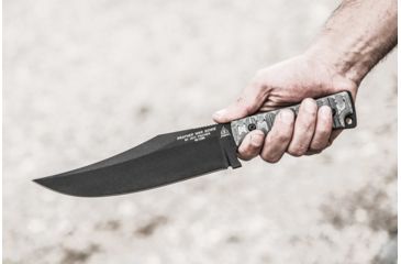 Image of Tops Knives Prather War Bowie Fixed Blade Knife TPPWB01
