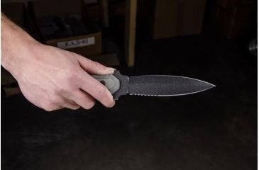 Image of Tops Knives Rangers Edge Fixed Blade Knife, Black, 5.5in, RE3010
