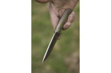 Image of Tops Knives Scandi Trekker Fixed Blade Knife, Brown, 3.63in, STREK-3.5