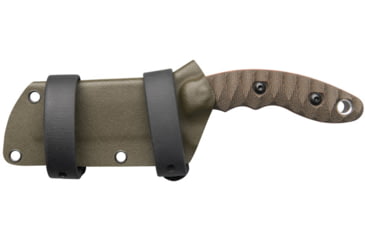 Image of TOPS Knives Sheep Creek Knife, 3.75in, 154CM, Fixed Blade, Green w/ Tan liner, SPCK-01
