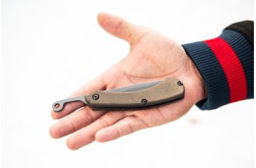 Image of TOPS Knives Tac-Raze 2 Folding Knife by Leo Espinoza, 3.13 in Blade, Green Canvas Micarta Handle, TRAZ-05