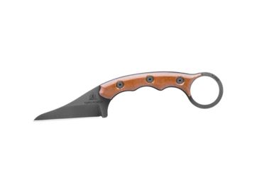 Image of TOPS Knives TOPS Poker Fixed Blade Knife, 2.5in, 1095 RC 56-58 Steel, Tan Canvas/Black Canvas Micarta Handle, TPKR-03