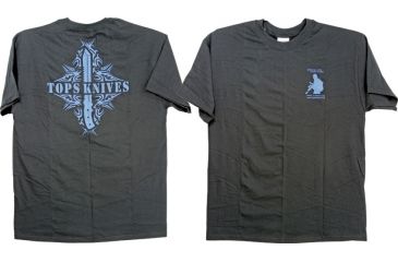 Image of Tops Knives Tribal Art T-Shirt XXL, XXL TPTSBBTAXXL