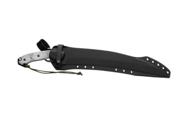 Image of TOPS Knives X16 Ginunting Fixed Blade Knife, 15.75in, 1095 Steel, Kukri, Black Linen Micarta Handle, X16G-02