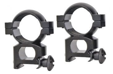 Image of Traditions 1 Inch Aluminum Scope Ring Quick Peep Matte Black