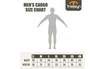 Image of Treezyn ES Lined Cargo Pants - Mens, Early Seezyn Green, Small, MES16-1 S