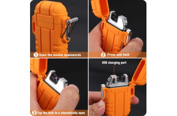Image of Tricer Arc Lighter, Orange, AL- LTR - 1