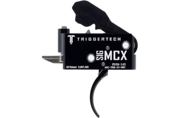 Image of Triggertech Adaptable Trigger, SIG Sauer MCX, 2.5-5 lb Pull, Curved, Anodized, Black, ARC-TBB-25-NNC